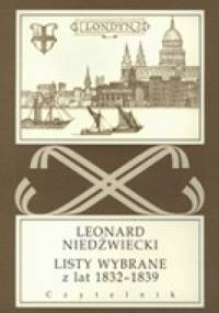 Listy wybrane z lat 1832-1839 - Leonard Niedżwiecki