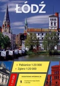 Łódź. Pabianice. Zgierz. Plan miasta. 1:24 500 Daunpol