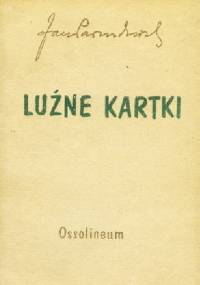 Luźne kartki - Jan Parandowski