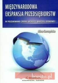 Miedzynarodowa ekspansja przedsiebiorstw - Alina Gorczyńska