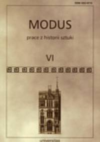 Modus. Prace z historii sztuki t. VI - praca zbiorowa