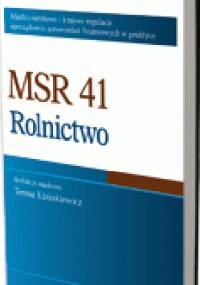 MSR 41. Rolnictwo - Teresa Kiziukiewicz
