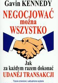 Negocjować można wszystko - Gavin Kennedy