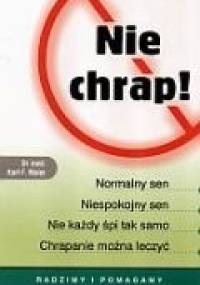 Nie chrap! - Maier Karl F.