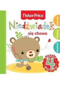 Niedźwiadek się chowa. Fisher Price Puzzle - Anna Wiśniewska