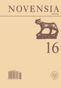 Novensia 16 - Redakcja rocznika Novensia
