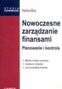 Nowoczesne zarządzanie finansami Planowanie i kontrola - Halina Buk