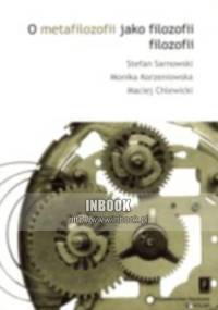 O metafilozofii jako filozofii filozofii