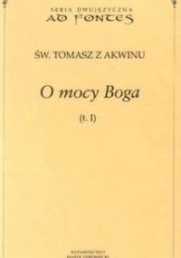 O mocy Boga t.1 - Tomasz z Akwinu