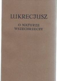 O naturze wszechrzeczy - Titus Lucretius Carus