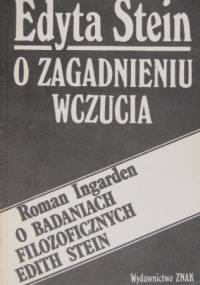O zagadnieniu wczucia - Edyta Stein