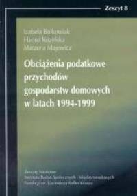 Obciążenia podatkowe przychodów gospodarstw domowych w latac