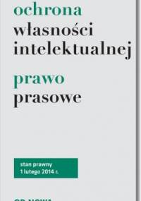 Ochrona własności intelektualnej. Prawo prasowe - Lech Krzyżanowski