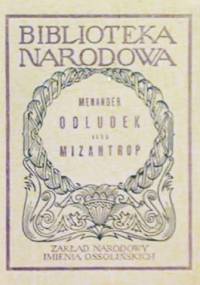 Odludek albo Mizantrop - Menander