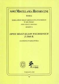Opisy miast Kujaw Wschodnich z 1860 r. - Marian Kallas