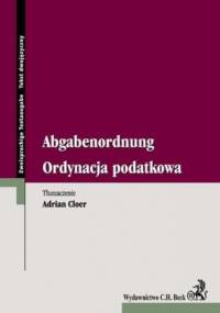 Ordynacja podatkowa Abgabenordnung - Adrian Cloer