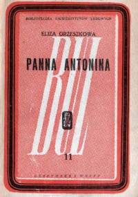 Panna Antonina - Eliza Orzeszkowa