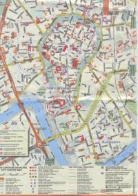 Plan centrum Krakowa / City Centre Map - praca zbiorowa