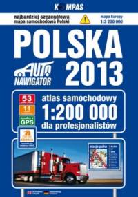 Polska. Atlas samochodowy dla profesjonalistów. 1:200 000 KOMPAS