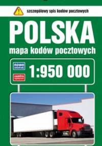 Polska. Mapa kodów pocztowych. 1:950 000 KOMPAS