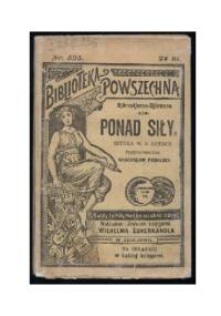 Ponad siły - Bjørnstjerne Bjørnson