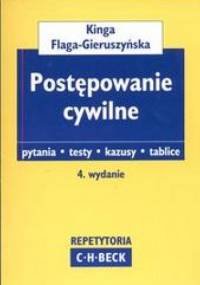 Postępowanie cywilne Repetytorium - Flaga Gieruszyńska Kinga