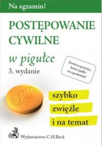 Postępowanie cywilne w pigułce. Wydanie 3 - Aneta Gacka-Asiewicz