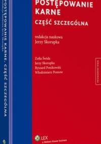Postępowanie karne. Część szczególna