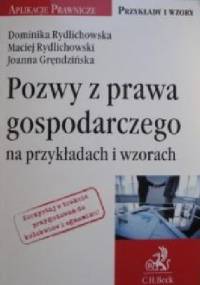Pozwy z prawa gospodarczego na przykładach i wzorach