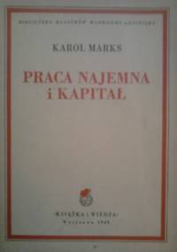 Praca najemna i kapitał - Karol Marks