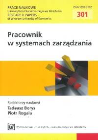 Pracownik w systemach zarządzania - Tadeusz Borys, Piotr Rogala