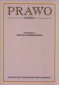 Prawo CCCXV/1 - Lidia Klat-Wertelecka