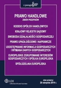 Prawo handlowe. Zbiór przepisów