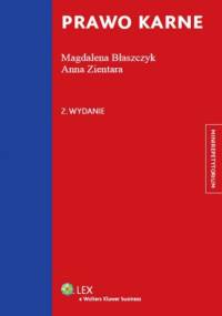 Prawo karne. Minirepetytorium - Magdalena Błaszczyk, Anna Zientara