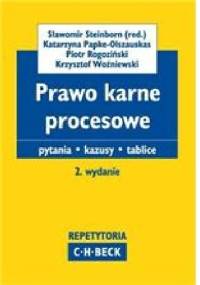 Prawo karne procesowe - Sławomir Steinborn