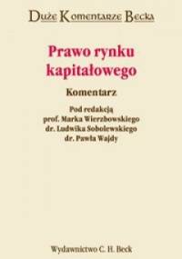 Prawo rynku kapitałowego. Komentarz.