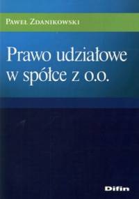 Prawo udziałowe w spółce z o.o. - Paweł Zdanikowski