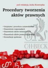 Procedury tworzenia aktów prawnych - praca zbiorowa