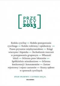 Przepisy 2013. Zbiór cywilny - Agnieszka Kaszok
