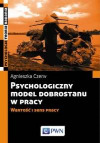 Psychologiczny model dobrostanu w pracy - Agnieszka Czerw