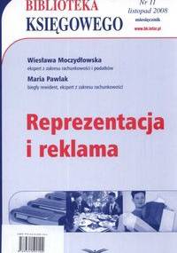 Reprezentacja i reklama - Wiesława Moczydłowska, Maria Pawlak