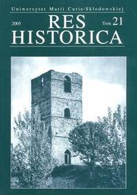 Res Historica tom 21 - Henryk Gmiterek,  Redakcja pisma Res Historica