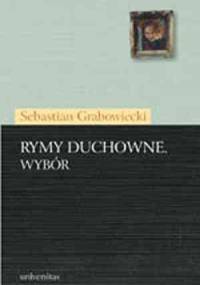 Rymy duchowne. Wybór - Sebastian Grabowiecki
