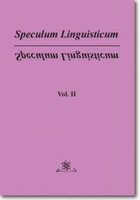 Speculum Linguisticum Vol. 2 - Jan Wawrzyńczyk