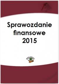 Sprawozdanie finansowe 2015 - Katarzyna Trzpioła