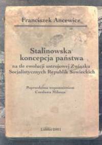 Stalinowska koncepcja państwa Tom 5 - Franciszek Ancewicz