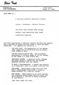 Star Trek: First Draft - Gene Rodenberry