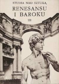 Studia nad sztuką renesansu i baroku - Antoni Maśliński
