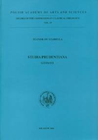 Studia Prudentiana. 12 Essays - Stanisław Stabryła