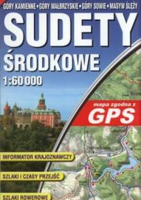 Sudety Środkowe. Mapa turystyczna. Laminowana. GPS. 1:60 000 ExpressMap